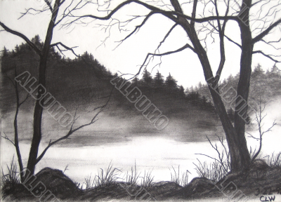 Misty Lake Charcoal