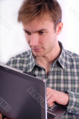  man and  computer