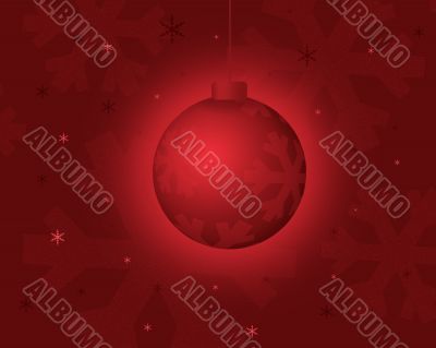 Red Christmas Ornament