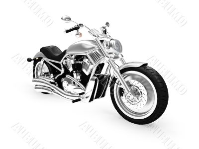 isolated motorcycle front view 01