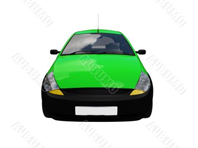 isolated smarty car front view