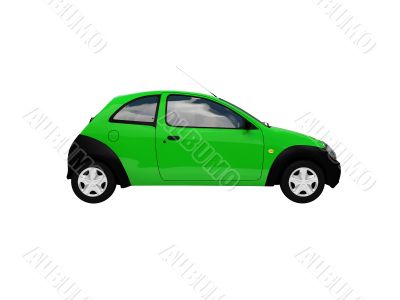 isolated smarty car side view