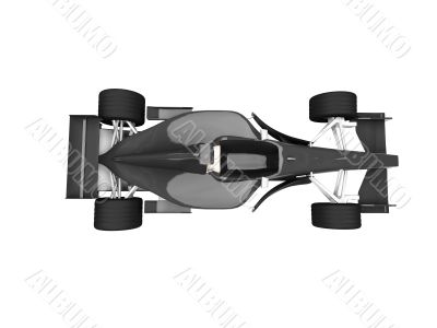 isolated top view