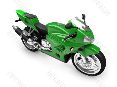 isolated motorcycle front view 02