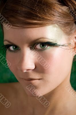 Gorgeous green eyes