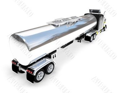 isolated big car back view 01
