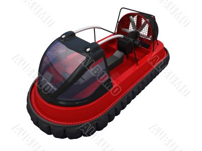 Red hcraft isolated front view