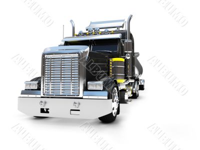 isolated big car front view 01