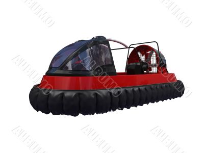 Red hcraft isolated front view