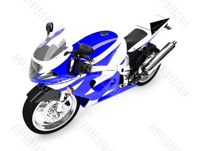 isolated motorcycle front view 02