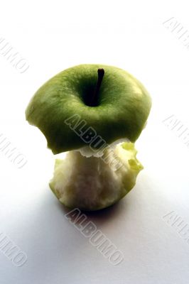 Green Apple in men hand