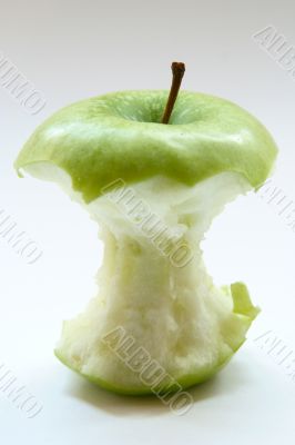 Green Apple in men hand