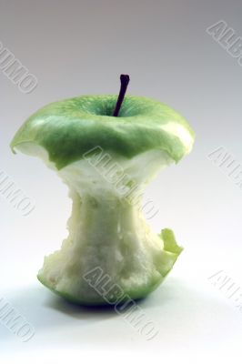 Green Apple in men hand