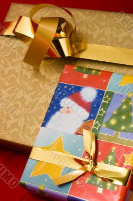 Wrapped Cristmas gifts