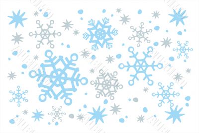 white snow background