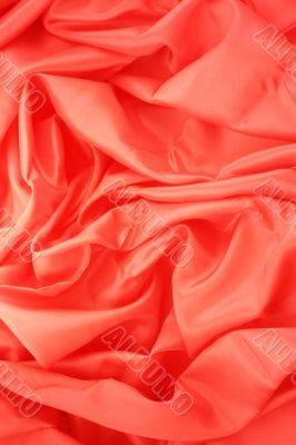 folded red satin