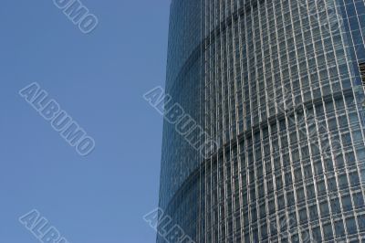 modern glas structure office building