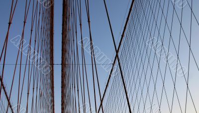 Abstract Brooklyn Bridge