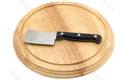 knife for cheese on wood