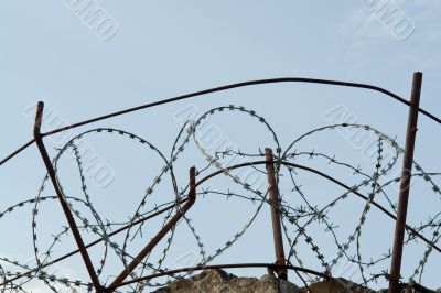 barbed wire