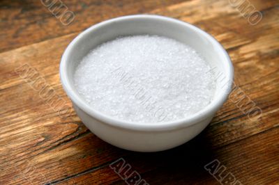 White saltcellar.