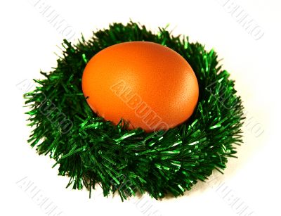  Jack from a tinsel with egg.