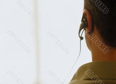 People and earphone