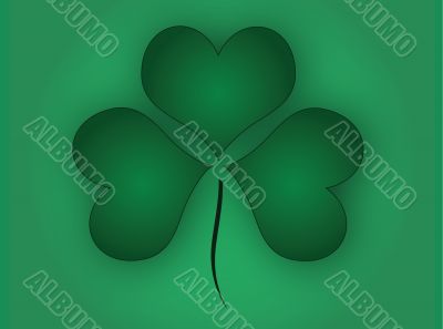 Green Shamrock Background