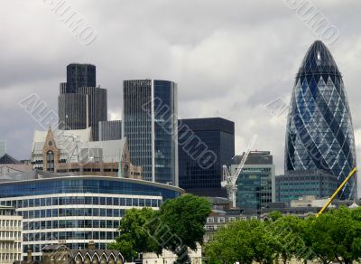 Panorama of London City