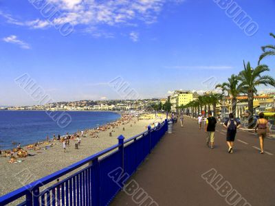 Promenade in Nice, France