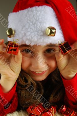 little Christmas girl