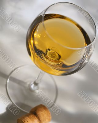 glass of champaign