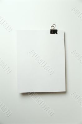 Note with white paper
