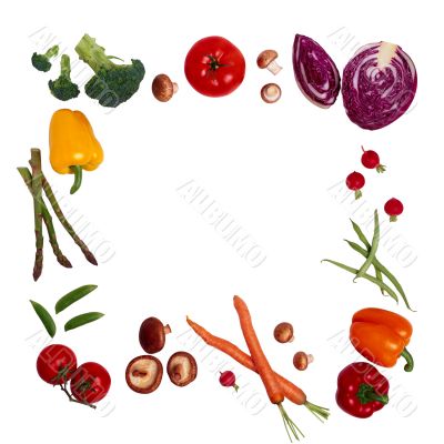 Vegetable frame