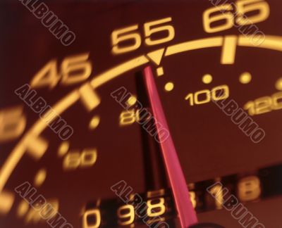 Car speedometer