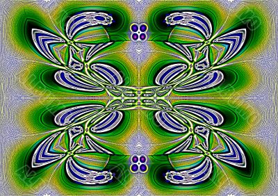 abstract branch plants.