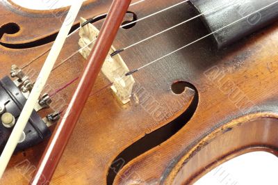 Violin with bow