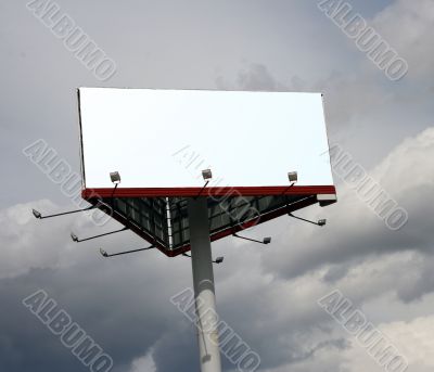 Publicity board.