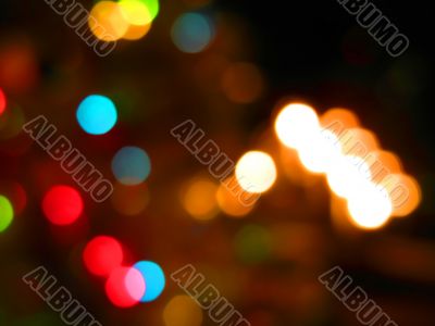 Defocussed Christmas Decorations