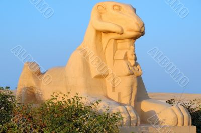 Ram headed sphinx