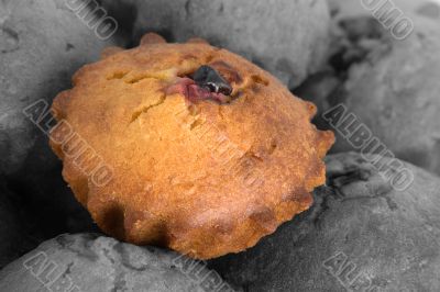 Tasty cherry cakes