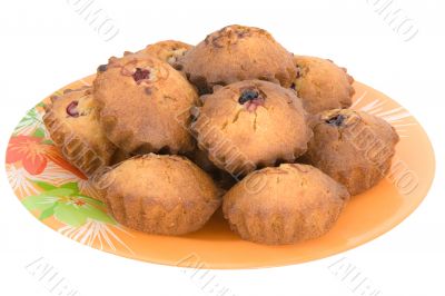 Tasty cherry cakes