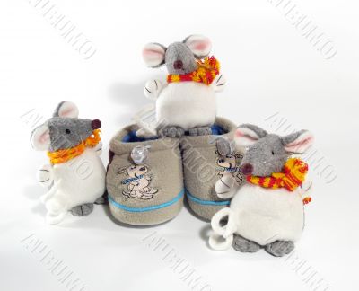 Three little mouses