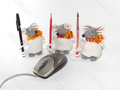Three little mouses