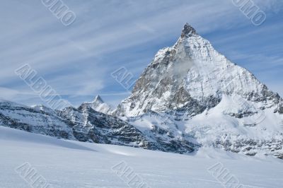 Matterhorn. Winter view