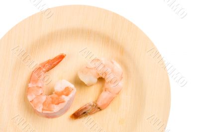 Shrimp on Bamboo