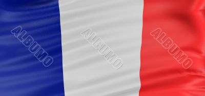 3D French flag