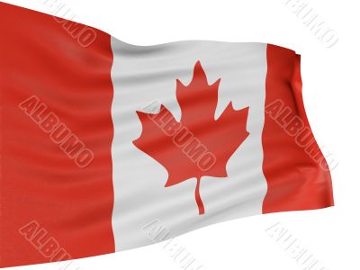 3D Canada Flag