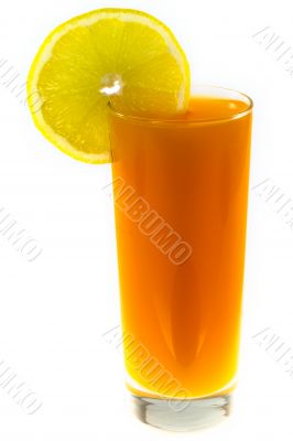 Orange juice and lemon