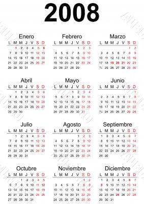 2008 calendar